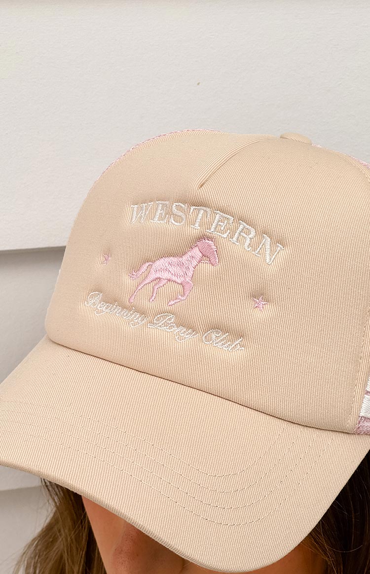 Beginning Cream Pony Club Trucker Cap (FREE over $150)