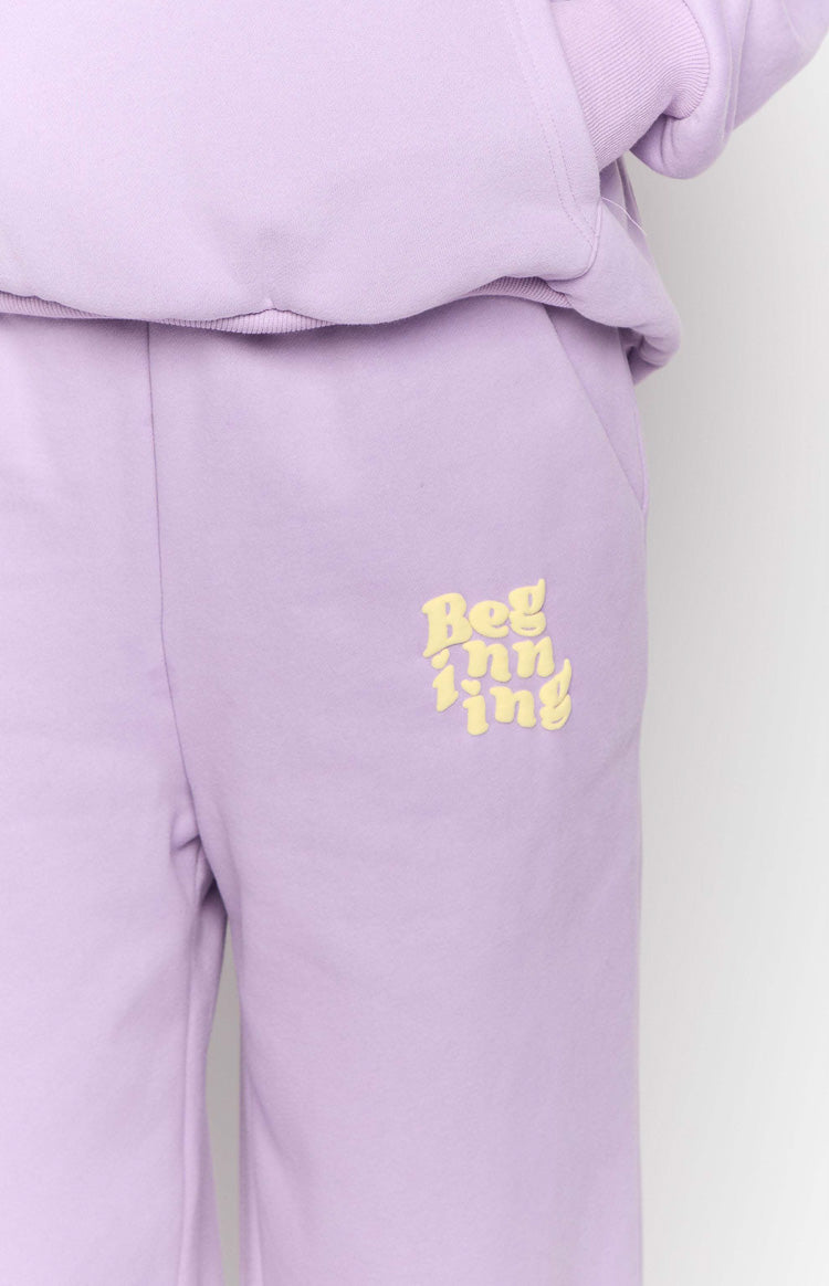 Beginning Purple Snuggle Track Pants