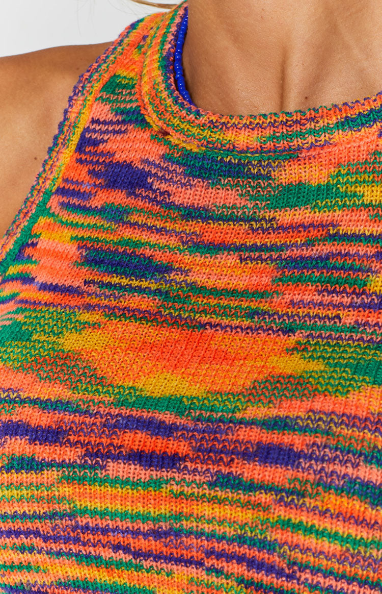 Chicago Tank Neon Rainbow