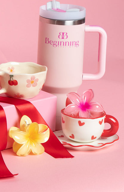 Adore Red Heart Mug Set