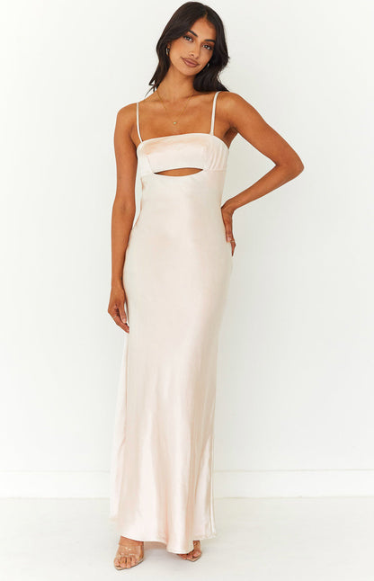 Anais Champagne Maxi Dress