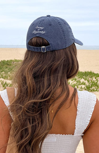 Beginning Navy Washed USA Cap