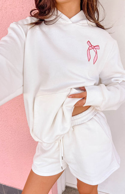 Beginning White Sweetie Hoodie