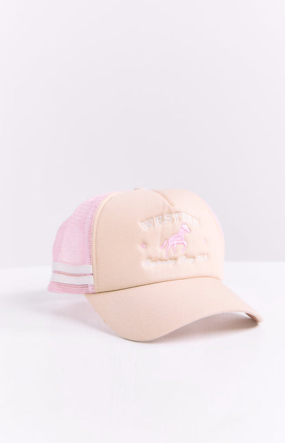 Beginning Cream Pony Club Trucker Cap (FREE over $150)