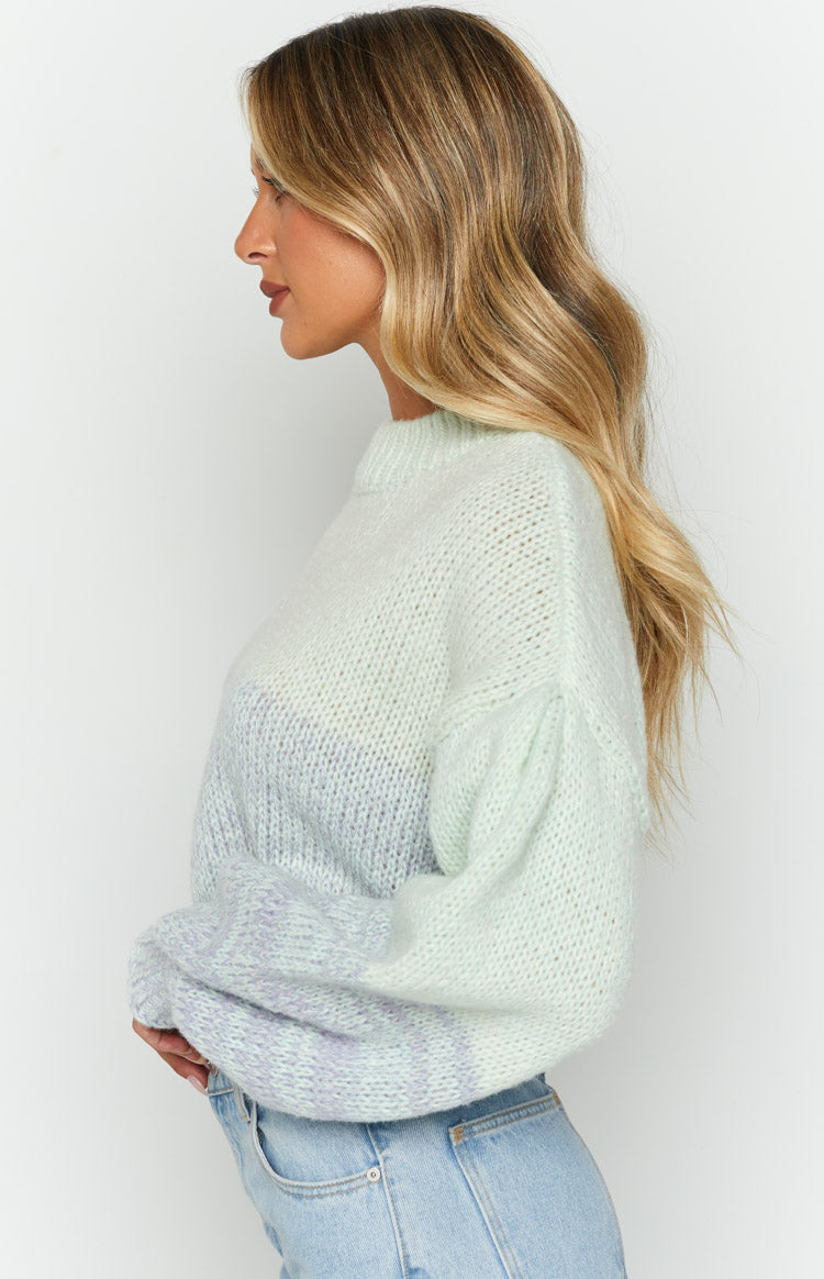 Cosy Green Cropped Sweater