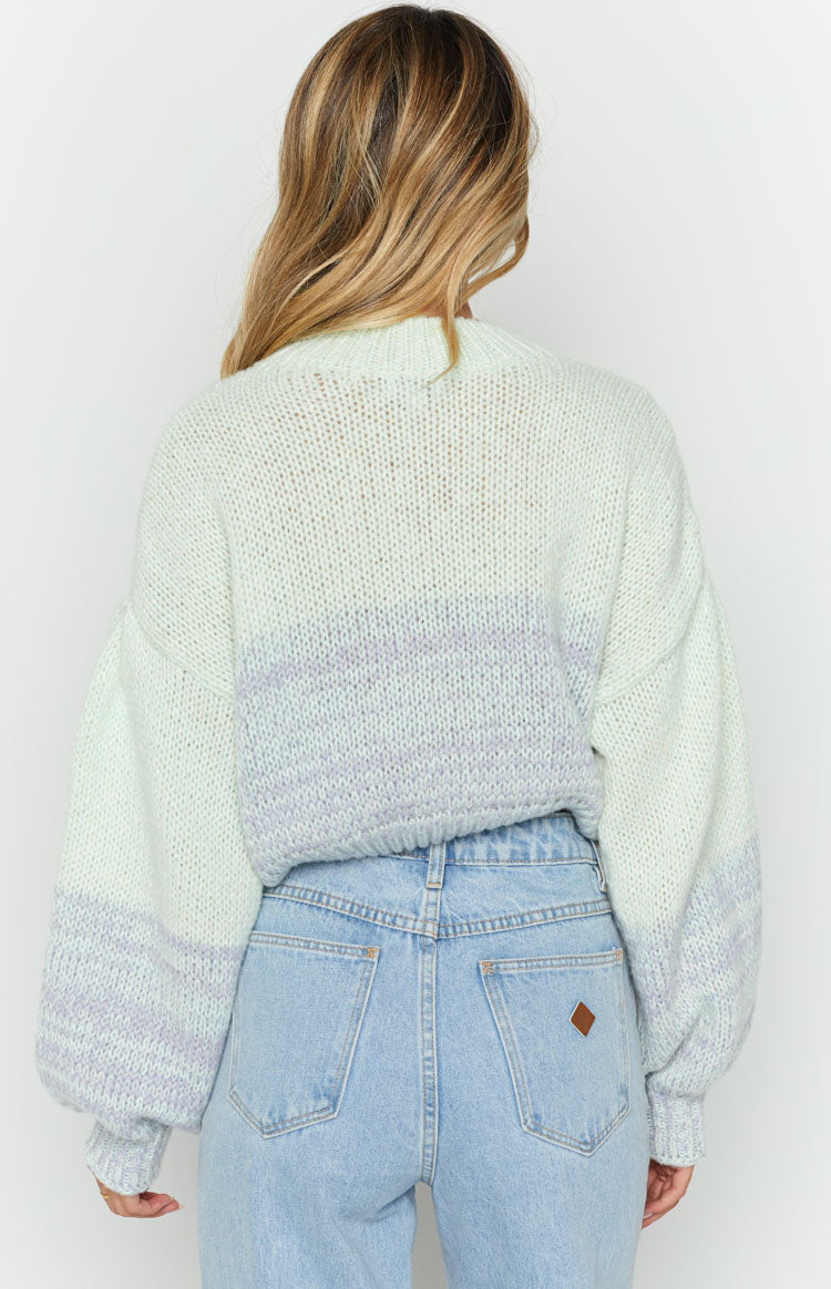 Cosy Green Cropped Sweater