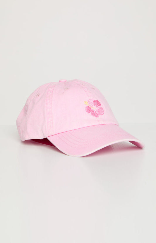 Hibiscus Pink Washed Cap