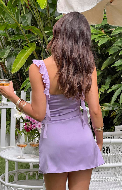 Joyce Lilac Mini Dress