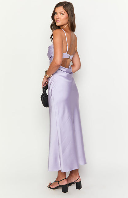 Matika Purple Maxi Dress