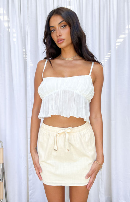 Maven Sand Mini Skirt