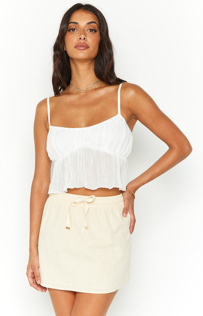 Maven Sand Mini Skirt