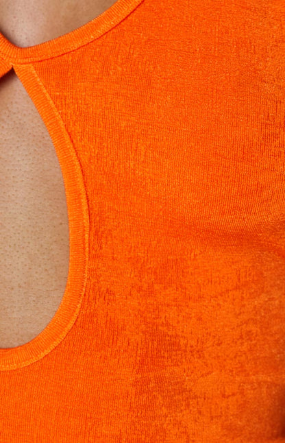 Helena Midi Dress Orange