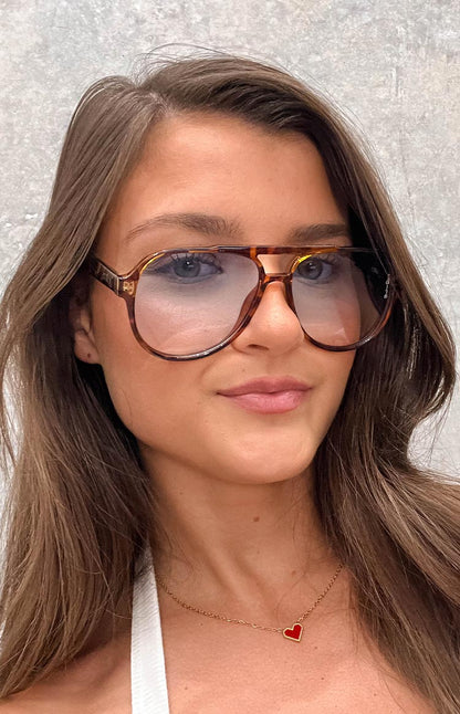 Otra Eyewear Stevie Tortoiseshell Aviator Sunglasses
