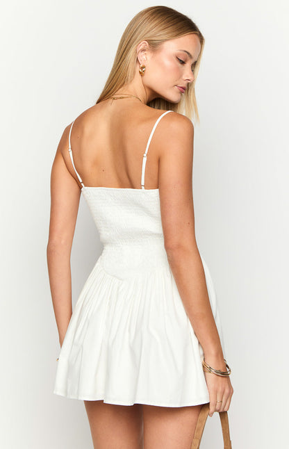 Sharmane White Mini Dress