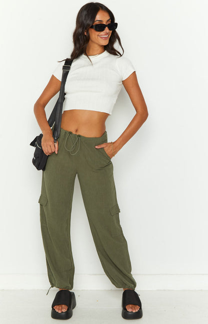 Shelbs White Rib Knit Tee