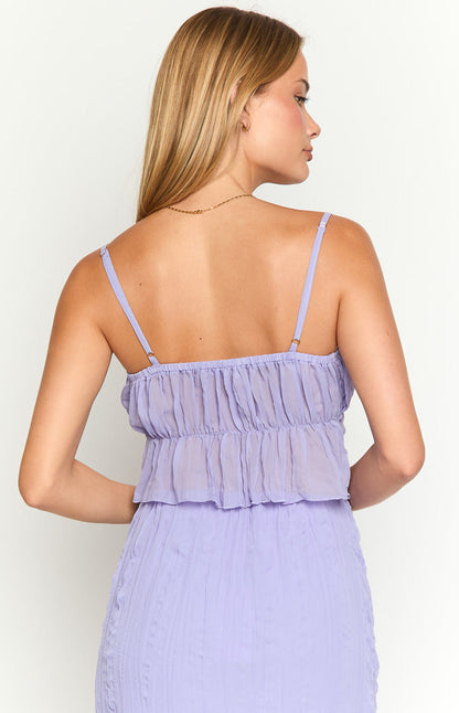 The Moment Purple Cami Top