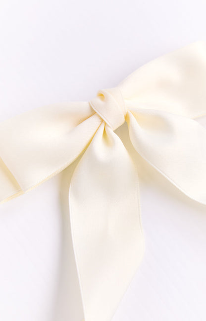 Whimsy Willow Cream Bow Hair Clip (FREE over $100)